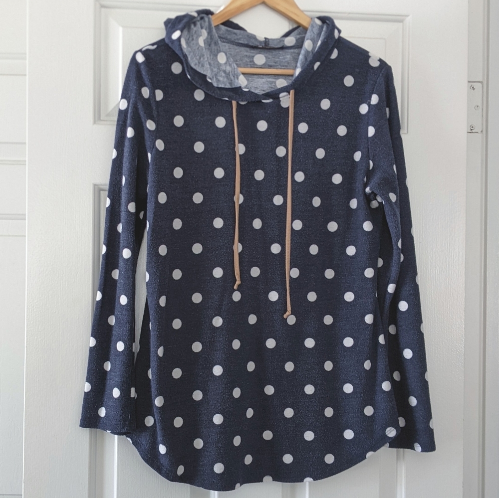 BOMBOM Polka Dot Hoodie